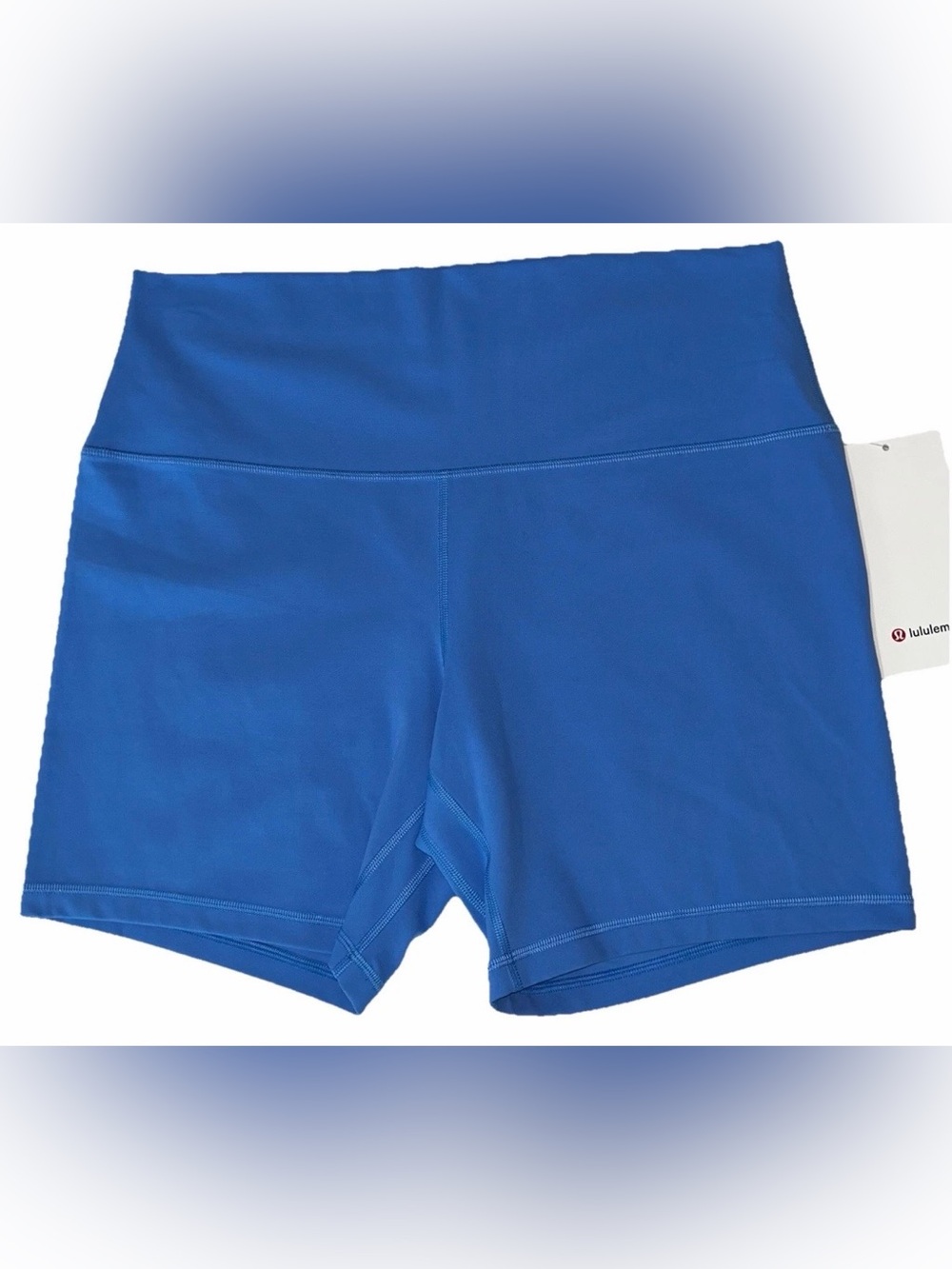NWT LULULEMON SIZE 14 ALIGN HIGH RISE 6” LENGTH SHORT AUTHENTIC POOL BLUE